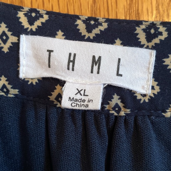 NWOT THML "Faye" Embroidered Dress - Picture 7 of 9